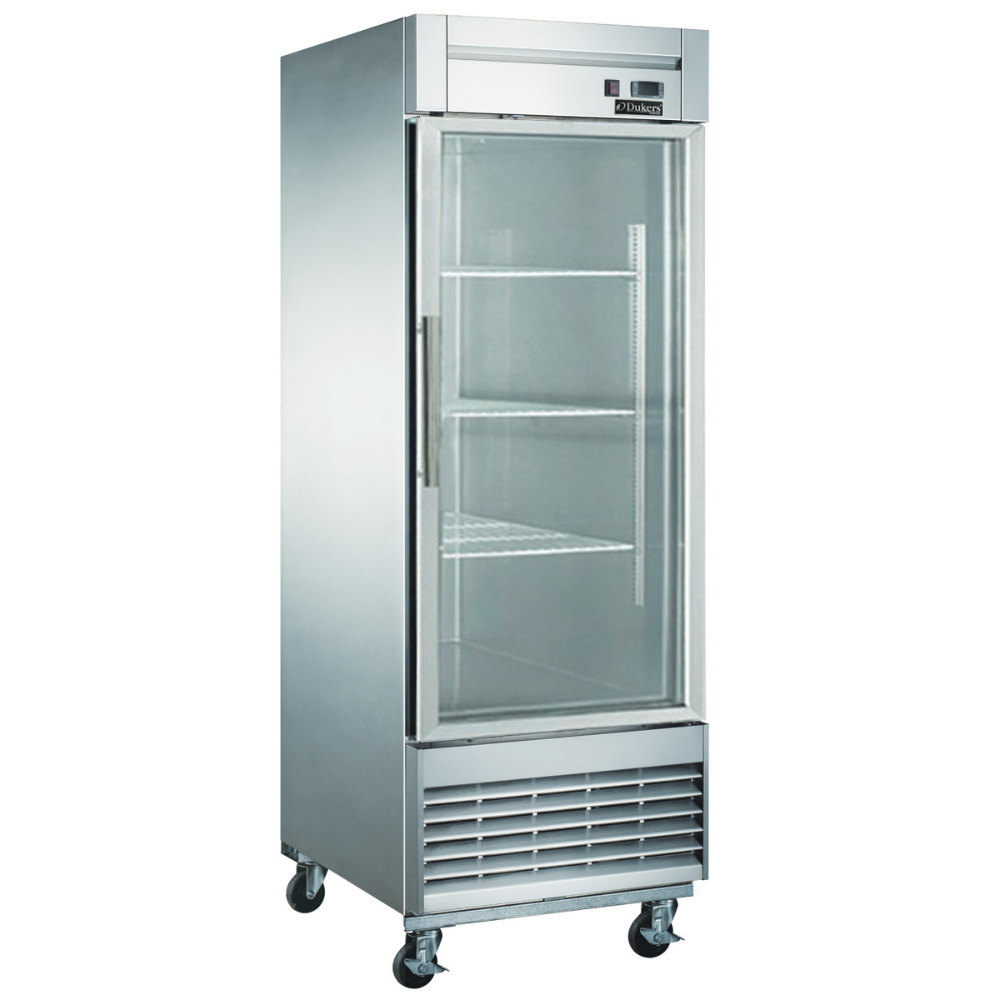 Tornado D28RG Refrigerador Reach-In 28" Acero Inox Cristal