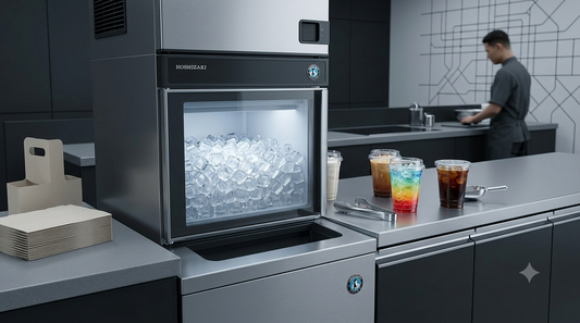 Hielo Profesional en Dark Kitchens: Por Qué Hoshizaki es el Estándar en Bebidas para Delivery