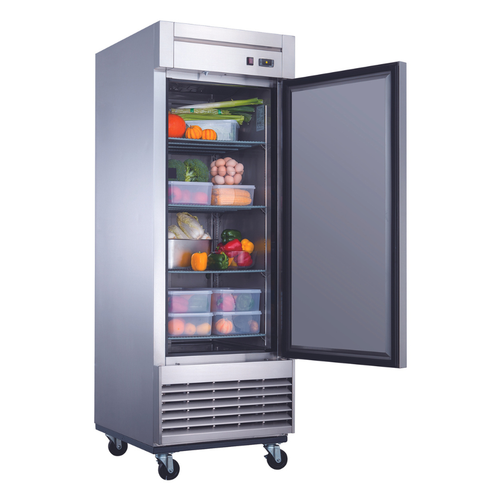 Tornado D28R Refrigerador Reach-In 28" Puerta Sólida Inox | México