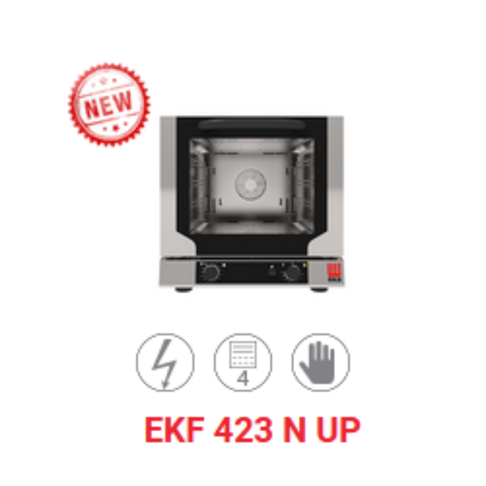EKA EKF423NUP Horno Convección Vapor Indirecto 4 Charolas