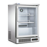 Migsa SG160 Refrigerador Contrabarra 160 L Acero Inox Cristal